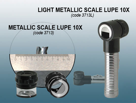 Peak 3713 Metallic Scale Loupe 10x